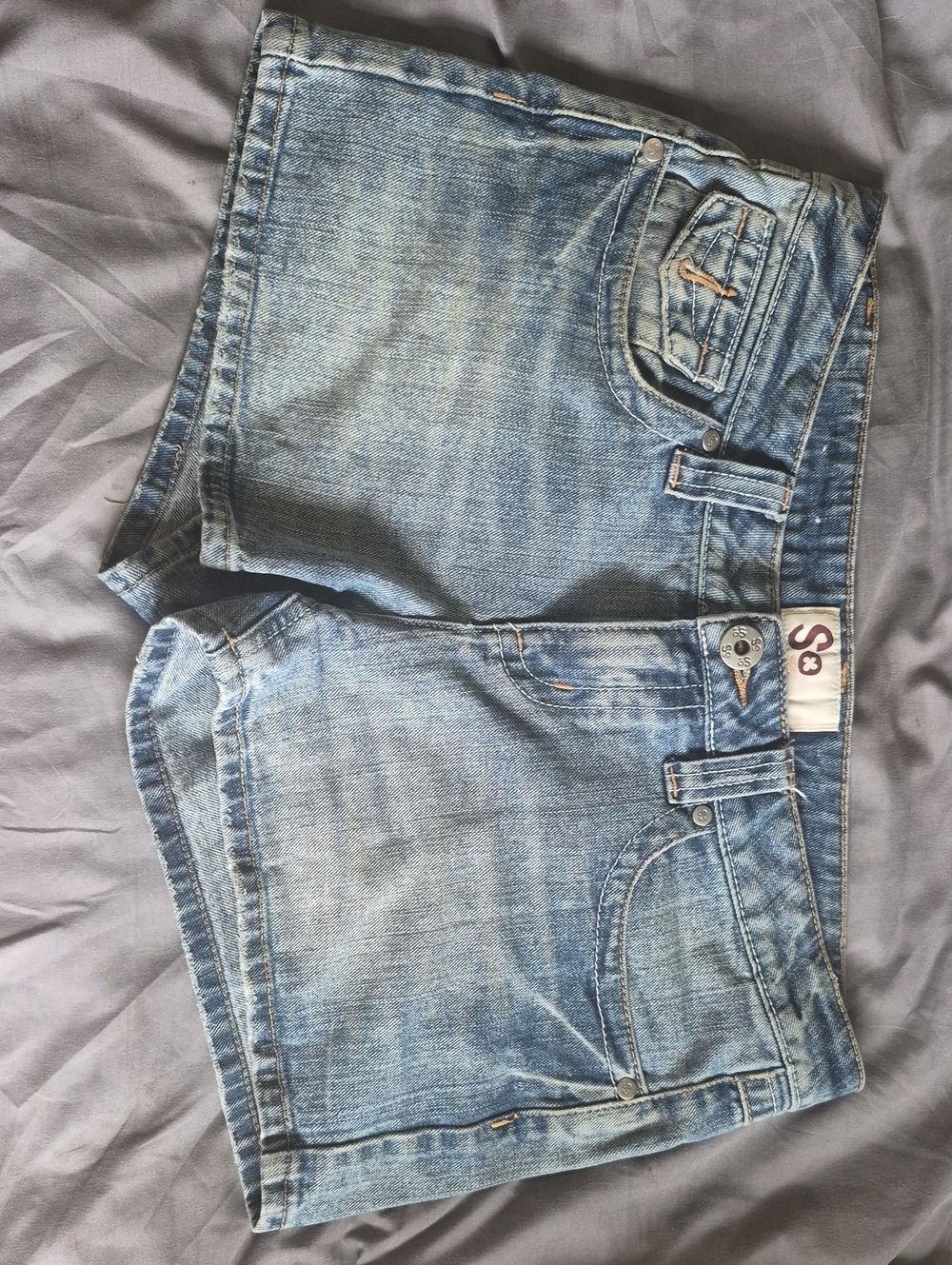 SO Women's Light Blue Denim Jean Shorts